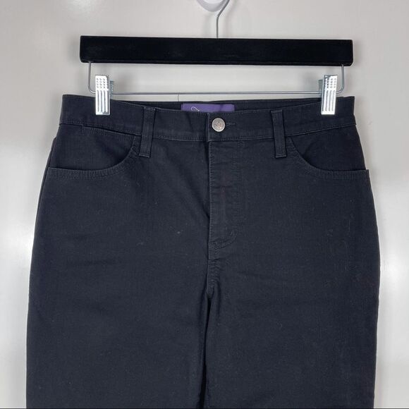 NYDJ Not Your Daughter's Jeans Cropped Capri Jeans Black Women's Size 4 - Picture 5 of 10